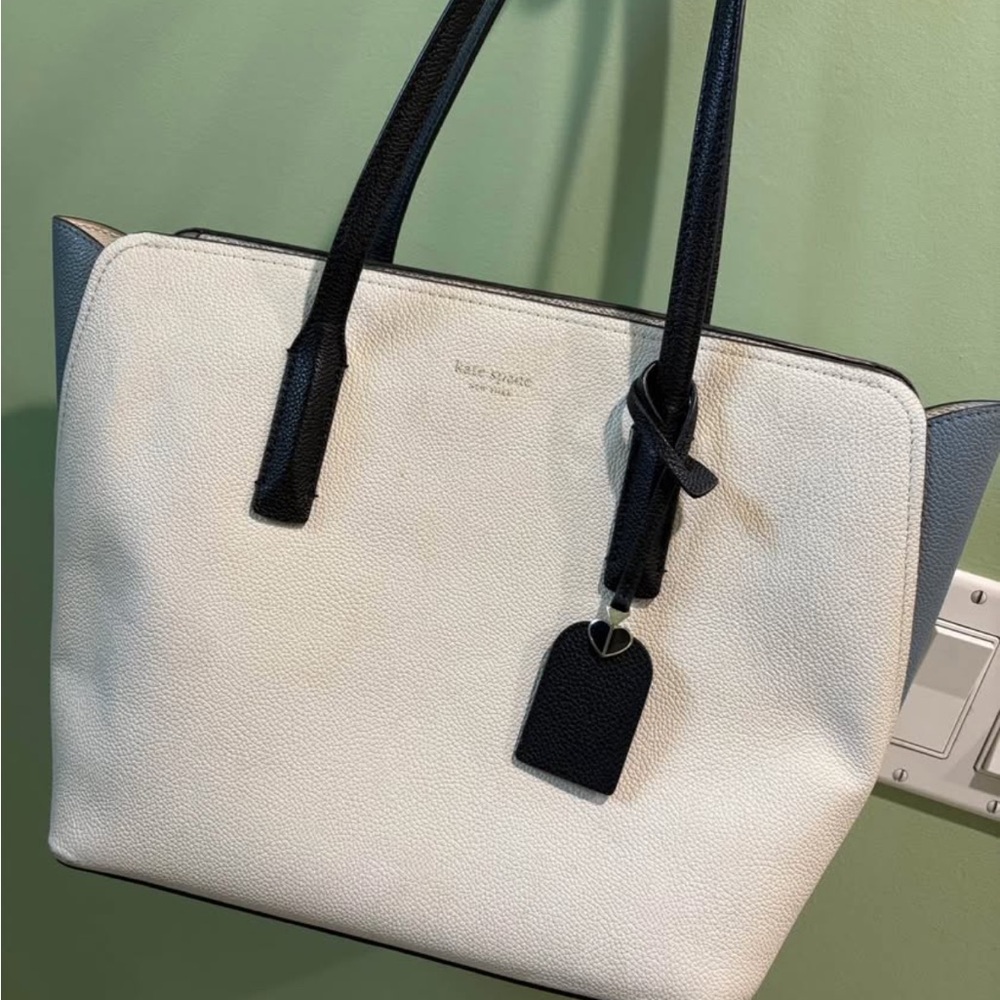 Kate Spade Black and White Tote Bag